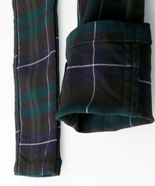 BRANSHES（ブランシェス）の「プレミアムストレッチチェック柄パンツ（その他パンツ・キッズ・グリーン/ベージュ・90cm/100cm/110cm/120cm/140cm/130cm/150cm）」の11枚目の写真