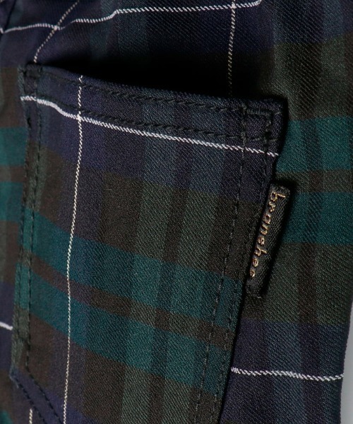 BRANSHES（ブランシェス）の「プレミアムストレッチチェック柄パンツ（その他パンツ・キッズ・グリーン/ベージュ・90cm/100cm/110cm/120cm/140cm/130cm/150cm）」の12枚目の写真