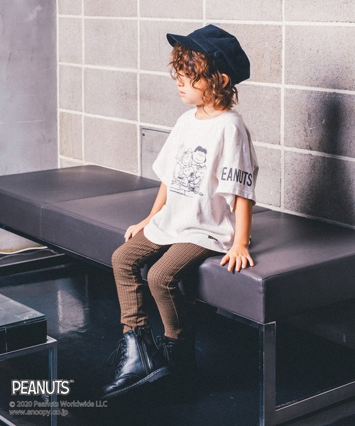 BRANSHES（ブランシェス）の「プレミアムストレッチチェック柄パンツ（その他パンツ・キッズ・グリーン/ベージュ・90cm/100cm/110cm/120cm/140cm/130cm/150cm）」の15枚目の写真