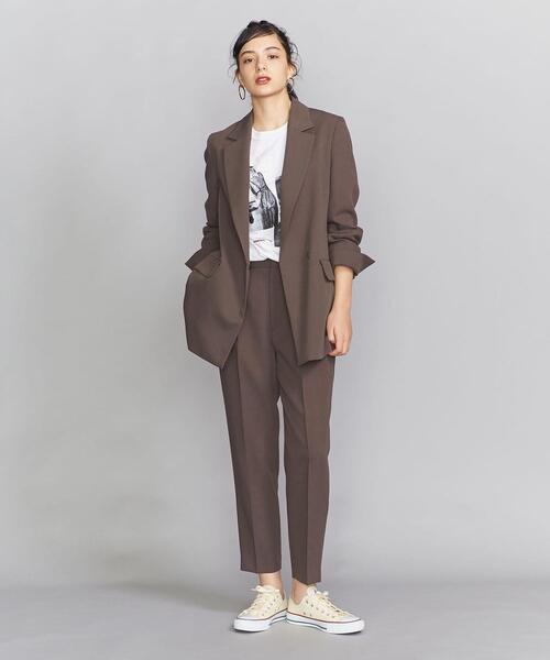 UNITED ARROWS ブレザーパンツ レーヨン テーパード パンツ ユナイテッドアローズ BEAUTY&YOUTH