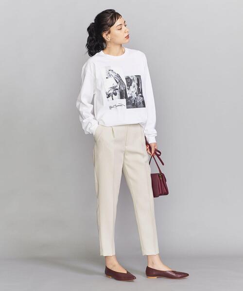 BEAUTY&YOUTH UNITED ARROWS（ビューティーアンドユースユナイテッドアローズ）の「BY レーヨンブレンドテーパードパンツ ◆（その他パンツ・レディース・ダークブラウン/ブラック/ナチュラル・SMALL/LARGE/MEDIUM）」の22枚目の写真