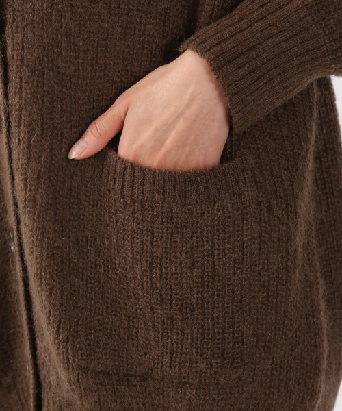 LOWRYS FARM（ローリーズファーム）の「モヘヤVネックカーディガン