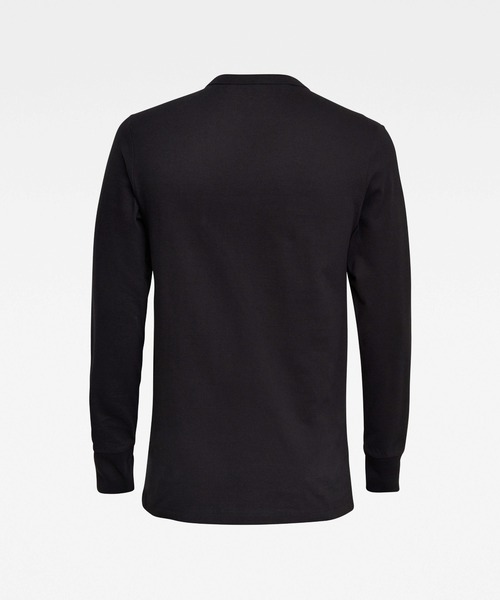 G-STAR（ジースター）の「Utility Pocket Logo T-Shirt/ワンポイント/ロンT（Tシャツ/カットソー・メンズ・ダークブラック/ホワイト・SMALL/MEDIUM/LARGE/X-SMALL/X-LARGE/XX-SMALL）」の9枚目の写真