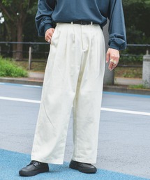 Adoon plain | 【Adoon plain】3タックウルトラワイドパンツ(その他パンツ)