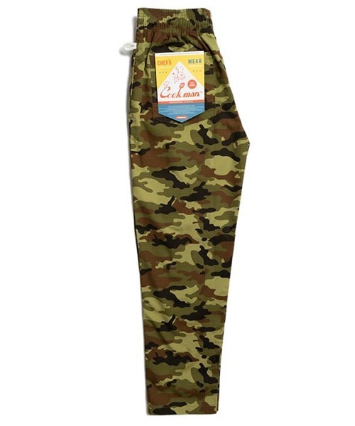 COOKMAN(クックマン)の「Cookman クックマン シェフパンツ イージーパンツ ワイドパンツ リップストップ ウッドランドカモグリーン 迷彩(その他パンツ・メンズ・カモフラージュ・SMALL/MEDIUM/LARGE/X-LARGE)」の11枚目の写真