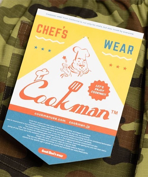 COOKMAN(クックマン)の「Cookman クックマン シェフパンツ イージーパンツ ワイドパンツ リップストップ ウッドランドカモグリーン 迷彩(その他パンツ・メンズ・カモフラージュ・SMALL/MEDIUM/LARGE/X-LARGE)」の17枚目の写真
