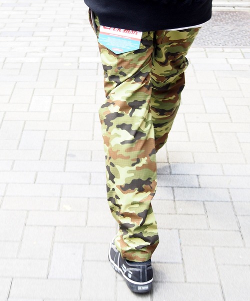 COOKMAN(クックマン)の「Cookman クックマン シェフパンツ イージーパンツ ワイドパンツ リップストップ ウッドランドカモグリーン 迷彩(その他パンツ・メンズ・カモフラージュ・SMALL/MEDIUM/LARGE/X-LARGE)」の14枚目の写真