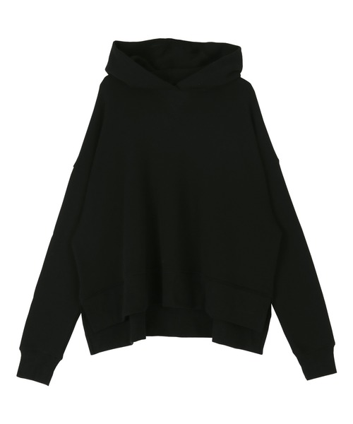 titivate（ティティベイト）の「ﾘﾗｯｸｽｿﾌﾄｶｯﾄｿｰﾌｰﾄﾞﾊﾟｰｶｰ（パーカー・レディース・ブラック/オリーブ/ブラウン系その他/グレイッシュベージュ・FREE）」の2枚目の写真