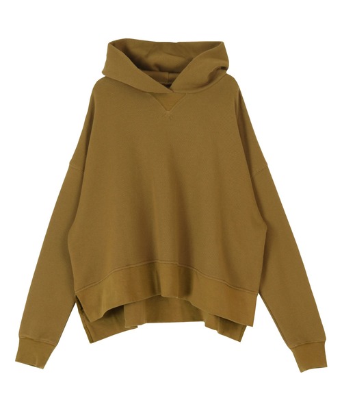 titivate（ティティベイト）の「ﾘﾗｯｸｽｿﾌﾄｶｯﾄｿｰﾌｰﾄﾞﾊﾟｰｶｰ（パーカー・レディース・ブラック/オリーブ/ブラウン系その他/グレイッシュベージュ・FREE）」の20枚目の写真