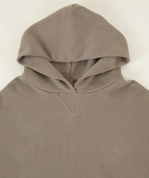 titivate（ティティベイト）の「ﾘﾗｯｸｽｿﾌﾄｶｯﾄｿｰﾌｰﾄﾞﾊﾟｰｶｰ（パーカー・レディース・ブラック/オリーブ/ブラウン系その他/グレイッシュベージュ・FREE）」の11枚目の写真