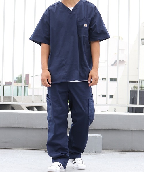 【Carhartt】リップストップ スクラブパンツ ブルー A-3206 31rNkonHR2L._SR240,220_.jpg