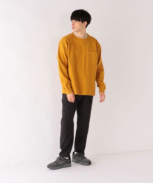 LOS ANGELES APPAREL(ロサンゼルスアパレル)の「【SHIPS any別注】LOS ANGELES APPAREL: 8.5オンス ヘビーウェイト ポケット ロンT◇(Tシャツ/カットソー・メンズ・ホワイト/ダークグレー/ライトグリーン/マスタード・SMALL/MEDIUM/LARGE/X-LARGE)」の19枚目の写真