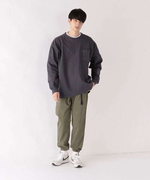 LOS ANGELES APPAREL(ロサンゼルスアパレル)の「【SHIPS any別注】LOS ANGELES APPAREL: 8.5オンス ヘビーウェイト ポケット ロンT◇(Tシャツ/カットソー・メンズ・ホワイト/ダークグレー/ライトグリーン/マスタード・SMALL/MEDIUM/LARGE/X-LARGE)」の10枚目の写真