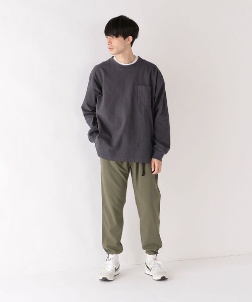 LOS ANGELES APPAREL(ロサンゼルスアパレル)の「【SHIPS any別注】LOS ANGELES APPAREL: 8.5オンス ヘビーウェイト ポケット ロンT◇(Tシャツ/カットソー・メンズ・ホワイト/ダークグレー/ライトグリーン/マスタード・SMALL/MEDIUM/LARGE/X-LARGE)」の9枚目の写真