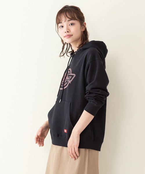 Dickies(ディッキーズ)の「【DICKIES/ディッキーズ】裏毛ロゴプリントパーカー ビッグロゴプリント(パーカー・レディース・ホワイト/ブラック/イエロー・MEDIUM/LARGE)」の14枚目の写真