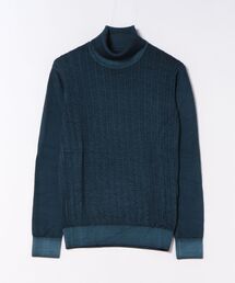 hardcover / 中縄編み風タートルネック