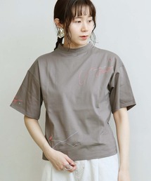 caph | ◇pink pepper × caph 刺繍Tシャツ(Tシャツ/カットソー)