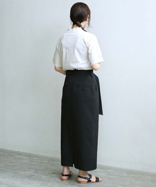 caph（カーフ）の「◇pink pepper × caph 刺繍Tシャツ（Tシャツ/カットソー・レディース・チャコールグレー/アイボリー・FREE）」の15枚目の写真