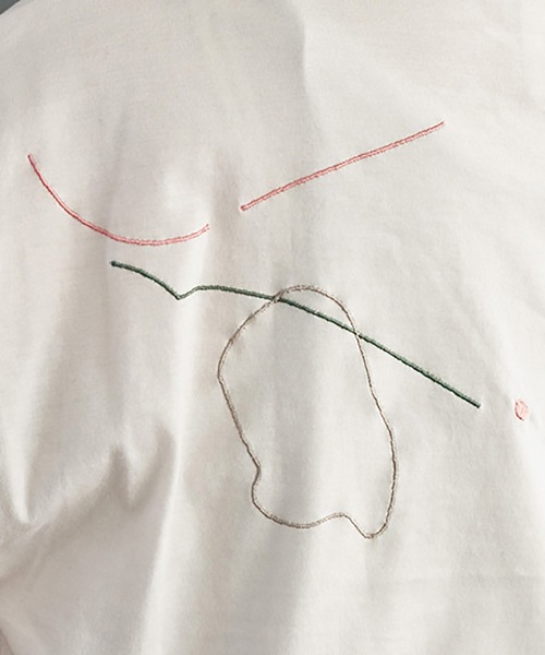 caph（カーフ）の「◇pink pepper × caph 刺繍Tシャツ（Tシャツ/カットソー・レディース・チャコールグレー/アイボリー・FREE）」の21枚目の写真