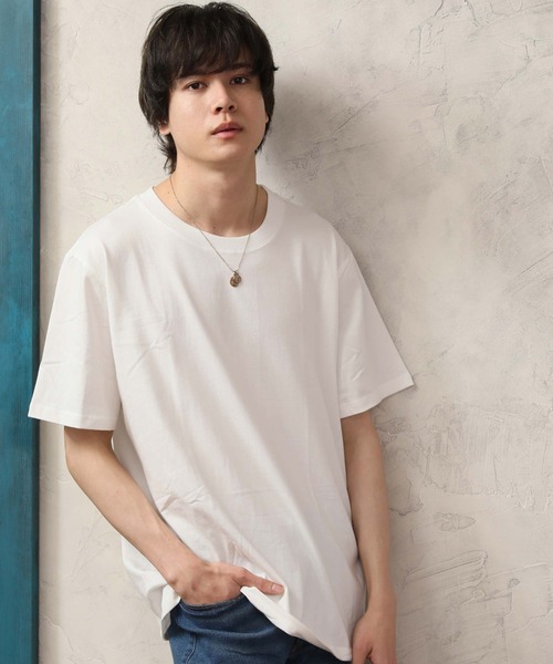 FRUIT OF THE LOOM(フルーツオブザルーム)の「FRUIT OF THE LOOM フルーツオブザルーム クルーネック ヘビーウェイト Tシャツ(Tシャツ/カットソー・メンズ・ホワイト/ブラック/カーキ/ネイビー/グレー/ベージュ・M/S/LL/XL/L)」の1枚目の写真