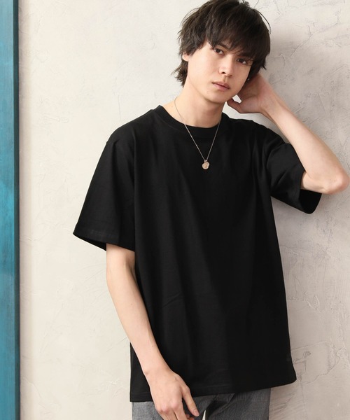 FRUIT OF THE LOOM(フルーツオブザルーム)の「FRUIT OF THE LOOM フルーツオブザルーム クルーネック ヘビーウェイト Tシャツ(Tシャツ/カットソー・メンズ・ホワイト/ブラック/カーキ/ネイビー/グレー/ベージュ・M/S/LL/XL/L)」の9枚目の写真