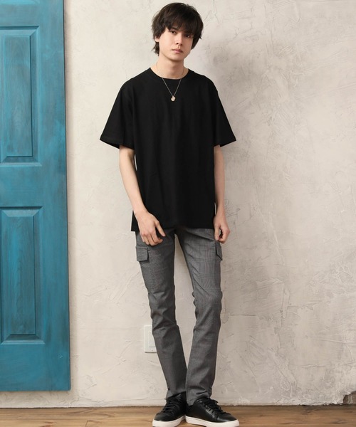 FRUIT OF THE LOOM(フルーツオブザルーム)の「FRUIT OF THE LOOM フルーツオブザルーム クルーネック ヘビーウェイト Tシャツ(Tシャツ/カットソー・メンズ・ホワイト/ブラック/カーキ/ネイビー/グレー/ベージュ・M/S/LL/XL/L)」の10枚目の写真
