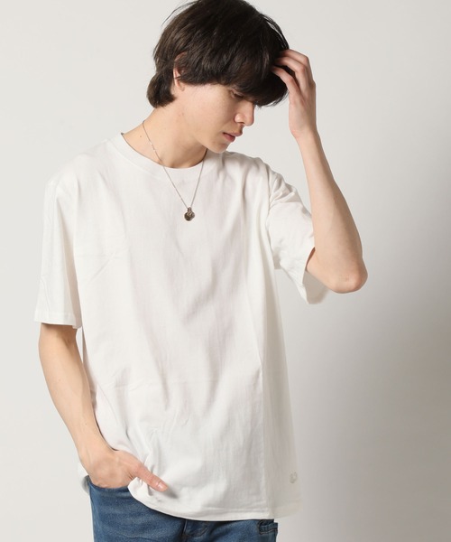 FRUIT OF THE LOOM(フルーツオブザルーム)の「FRUIT OF THE LOOM フルーツオブザルーム クルーネック ヘビーウェイト Tシャツ(Tシャツ/カットソー・メンズ・ホワイト/ブラック/カーキ/ネイビー/グレー/ベージュ・M/S/LL/XL/L)」の22枚目の写真