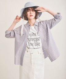 The Virgnia(ザ ヴァージニア)の「ドロップショルダーコットンシャツ(シャツ/ブラウス・レディース)」