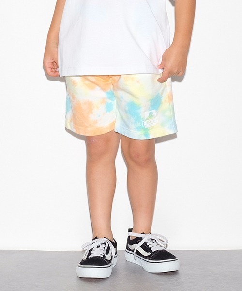 XLARGE KIDS（エクストララージキッズ）の「OGゴリラタイダイ柄ショーパンツ（その他パンツ・キッズ・オレンジ/パープル・100cm/120cm/90cm/110cm/140cm/130cm/80ｃｍ）」の2枚目の写真