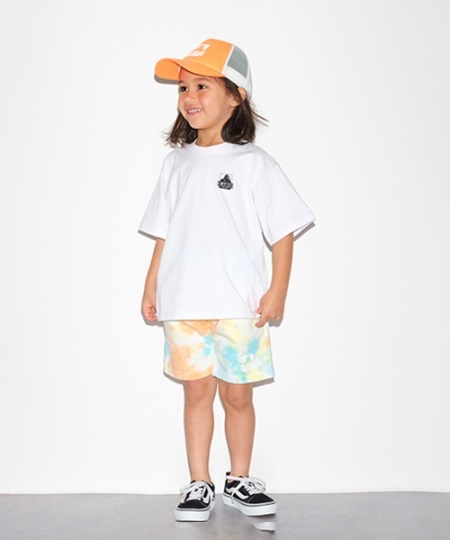 XLARGE KIDS（エクストララージキッズ）の「OGゴリラタイダイ柄ショーパンツ（その他パンツ・キッズ・オレンジ/パープル・100cm/120cm/90cm/110cm/140cm/130cm/80ｃｍ）」の4枚目の写真