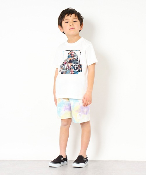 XLARGE KIDS（エクストララージキッズ）の「OGゴリラタイダイ柄ショーパンツ（その他パンツ・キッズ・オレンジ/パープル・100cm/120cm/90cm/110cm/140cm/130cm/80ｃｍ）」の7枚目の写真