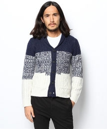 VENCEEXCHANGE | ウールナイロンキリカエショールカーデ(カーディガン/ボレロ)