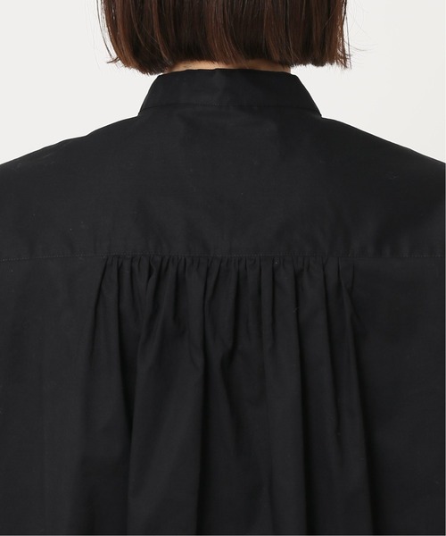 journal standard L'essage（ジャーナルスタンダードレサージュ）の「スタンドカラー ピンタックブラウス◆（シャツ/ブラウス・レディース・ホワイト/ブラック/カーキ・FREE）」の9枚目の写真