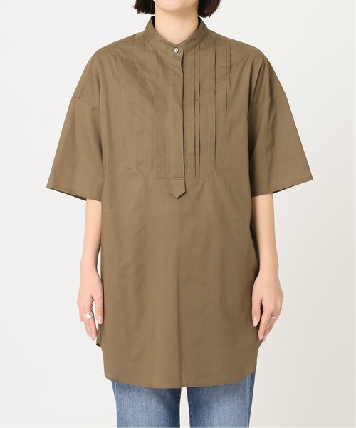 journal standard L'essage（ジャーナルスタンダードレサージュ）の「スタンドカラー ピンタックブラウス◆（シャツ/ブラウス・レディース・ホワイト/ブラック/カーキ・FREE）」の10枚目の写真