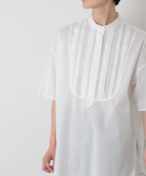 journal standard L'essage（ジャーナルスタンダードレサージュ）の「スタンドカラー ピンタックブラウス◆（シャツ/ブラウス・レディース・ホワイト/ブラック/カーキ・FREE）」の20枚目の写真