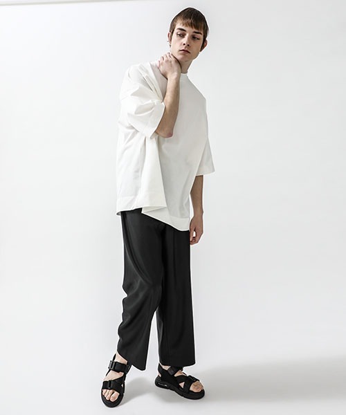 city（シティ）の「【CITY】AMUNDSEN WIDE EASY PANTS（その他パンツ・メンズ・ブラック/ライトグレー・1/2/3）」の6枚目の写真