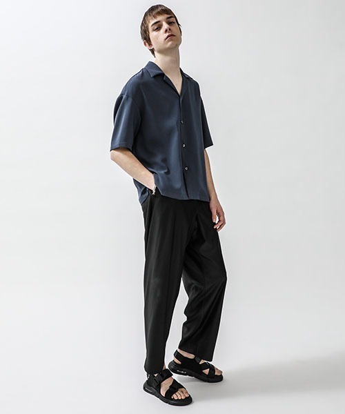 city（シティ）の「【CITY】AMUNDSEN WIDE EASY PANTS（その他パンツ・メンズ・ブラック/ライトグレー・1/2/3）」の4枚目の写真