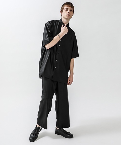 city（シティ）の「【CITY】AMUNDSEN WIDE EASY PANTS（その他パンツ・メンズ・ブラック/ライトグレー・1/2/3）」の5枚目の写真