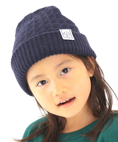 B:MING by BEAMS（ビーミングバイビームス）の「ビーミング by ビームス / パネルニット ワッチキャップ（ニットキャップ/ビーニー・キッズ・イエロー/ネイビー/ホワイト/ライトグレー/ワイン・MEDIUM/SMALL）」の4枚目の写真