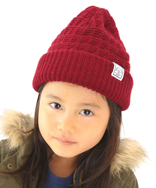 B:MING by BEAMS（ビーミングバイビームス）の「ビーミング by ビームス / パネルニット ワッチキャップ（ニットキャップ/ビーニー・キッズ・イエロー/ネイビー/ホワイト/ライトグレー/ワイン・MEDIUM/SMALL）」の5枚目の写真