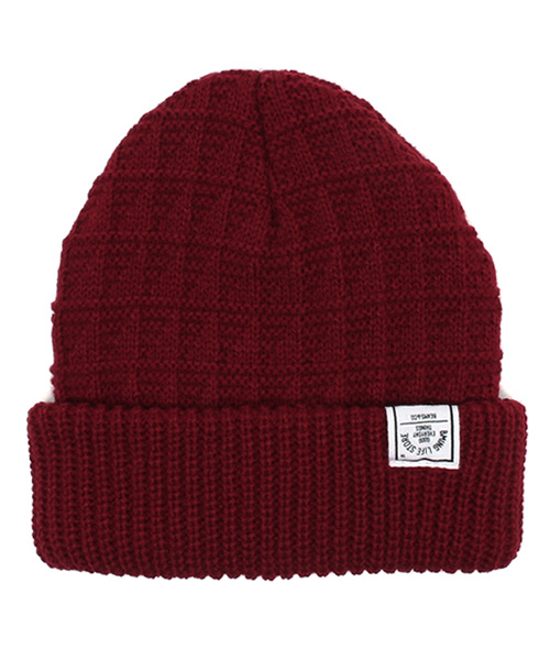 B:MING by BEAMS（ビーミングバイビームス）の「ビーミング by ビームス / パネルニット ワッチキャップ（ニットキャップ/ビーニー・キッズ・イエロー/ネイビー/ホワイト/ライトグレー/ワイン・MEDIUM/SMALL）」の11枚目の写真