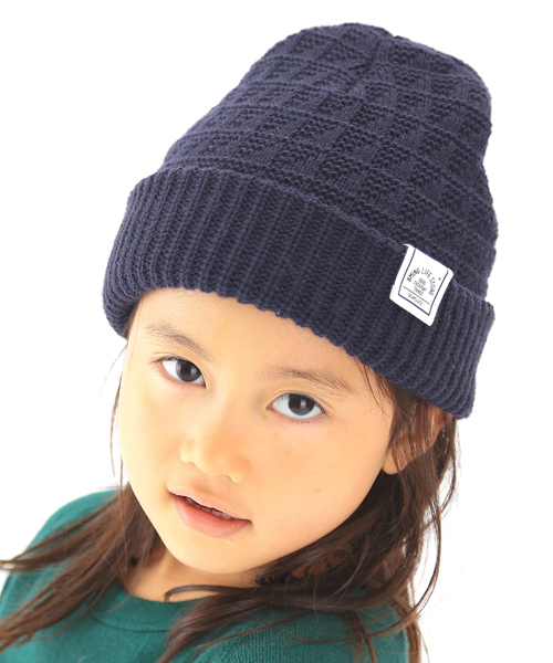 B:MING by BEAMS（ビーミングバイビームス）の「ビーミング by ビームス / パネルニット ワッチキャップ（ニットキャップ/ビーニー・キッズ・イエロー/ネイビー/ホワイト/ライトグレー/ワイン・MEDIUM/SMALL）」の12枚目の写真