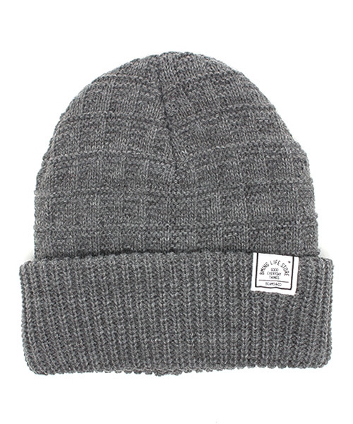 B:MING by BEAMS（ビーミングバイビームス）の「ビーミング by ビームス / パネルニット ワッチキャップ（ニットキャップ/ビーニー・キッズ・イエロー/ネイビー/ホワイト/ライトグレー/ワイン・MEDIUM/SMALL）」の3枚目の写真