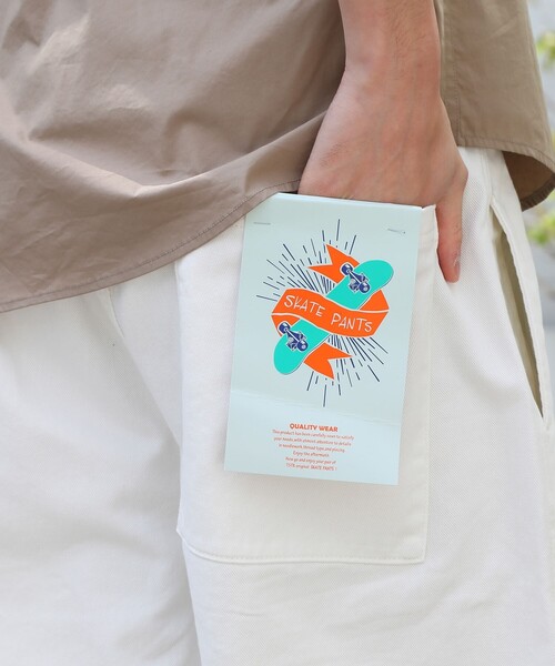 THE SHOP TK (ザ ショップ ティーケー )の「◆【WEB限定】リラックスシルエットスケーターショーツ/デニム/合皮/オンブレー/チェック/セットアップ対応可(その他パンツ・メンズ・オフホワイト/ブルー/ダークグリーン系1/ブラック/ベージュ系/ライトグリーン系/ブラック系/ブルー系・01/02/03/04)」の19枚目の写真