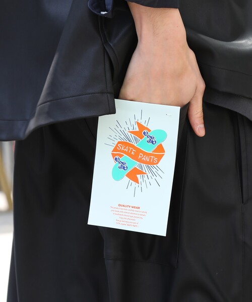 THE SHOP TK (ザ ショップ ティーケー )の「◆【WEB限定】リラックスシルエットスケーターショーツ/デニム/合皮/オンブレー/チェック/セットアップ対応可(その他パンツ・メンズ・オフホワイト/ブルー/ダークグリーン系1/ブラック/ベージュ系/ライトグリーン系/ブラック系/ブルー系・01/02/03/04)」の12枚目の写真