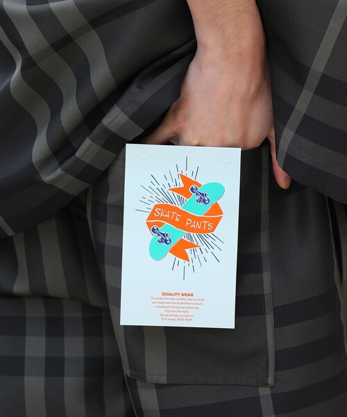 THE SHOP TK (ザ ショップ ティーケー )の「◆【WEB限定】リラックスシルエットスケーターショーツ/デニム/合皮/オンブレー/チェック/セットアップ対応可(その他パンツ・メンズ・オフホワイト/ブルー/ダークグリーン系1/ブラック/ベージュ系/ライトグリーン系/ブラック系/ブルー系・01/02/03/04)」の22枚目の写真