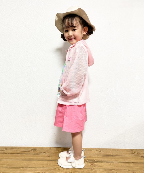 KP（ケーピー）の「CAYA 虫除け(インセクトシールド) フード付きメッシュパーカー(100-130cm)（パーカー・キッズ・ブルー系その他/ピンク・130cm/120cm/110cm/100cm）」の16枚目の写真