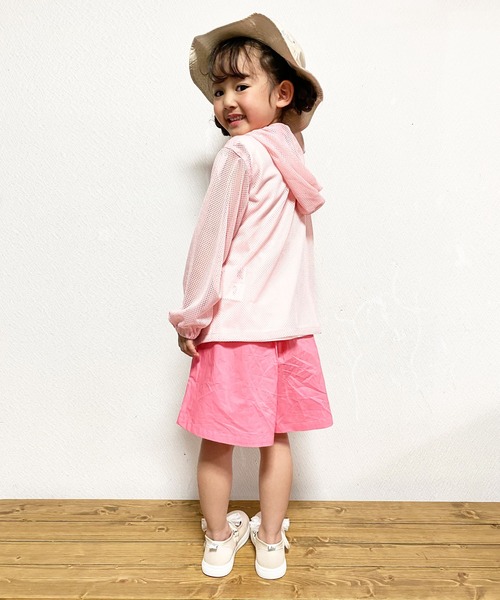 KP（ケーピー）の「CAYA 虫除け(インセクトシールド) フード付きメッシュパーカー(100-130cm)（パーカー・キッズ・ブルー系その他/ピンク・130cm/120cm/110cm/100cm）」の17枚目の写真