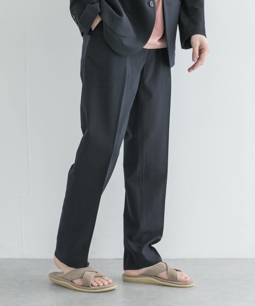 URBAN RESEARCH(アーバンリサーチ)の「サマーウール ドライタッチパンツ(その他パンツ・メンズ・ブラウン/グレー系その他/ブルー系その他・MEDIUM/LARGE)」の8枚目の写真