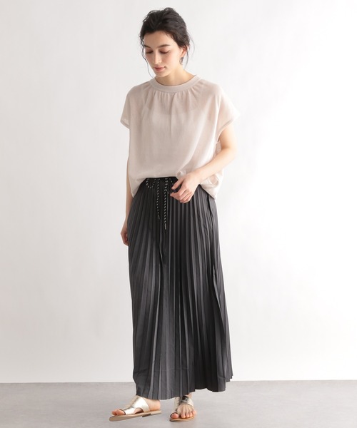 LE FOYER(ルフォワイエ)の「PATIO後ろリボンノースリーブプルオーバー(ニット/セーター・レディース・オフホワイト/ピンク/イエロー・38)」の7枚目の写真